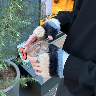 Fluffy Colorful Hand Warmers