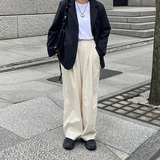 Balloon Cotton Easy Pants
