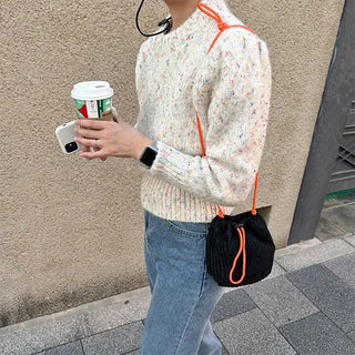 Glitter shoulder bag