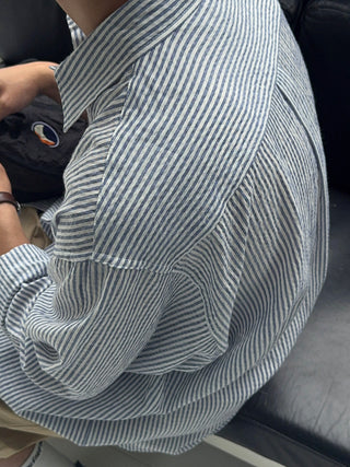 Norton Oversized Cool Stripe Shirt