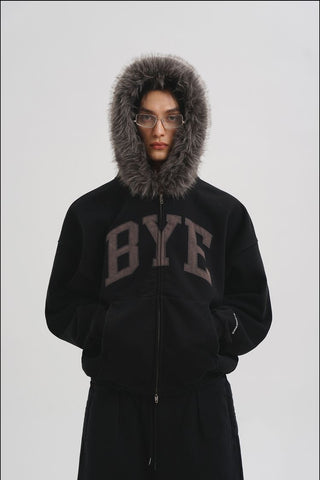 [MASONPRINCE] BYE Hooded Cardigan Set