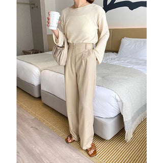 wave boat neck knit