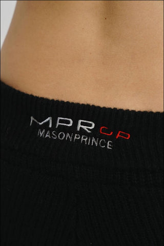 [MASONPRINCE] Racing Wool Blend Zip-Up Cardigan