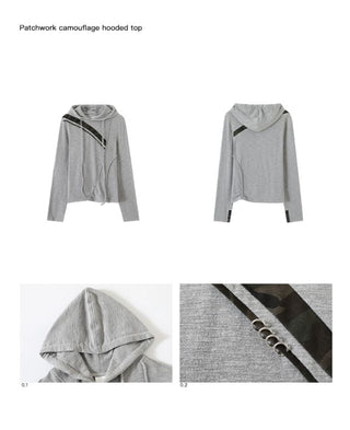 CONP Patchwork Camouflage Hoodie