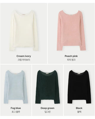 Slim knit top