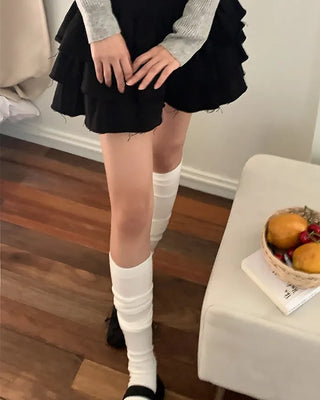 Oversized knee socks