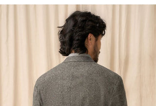 [CULTUM] Wool Herringbone Neapolitan Suit
