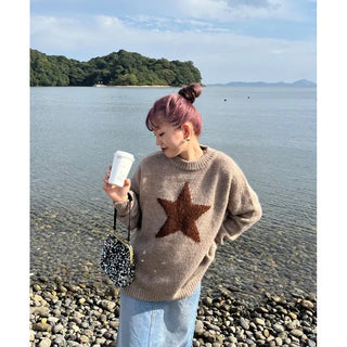 Star pattern sweater