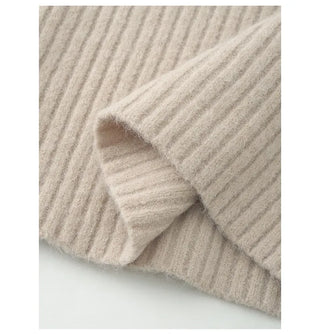 One-rib knit turtleneck T-shirt - 5 colors