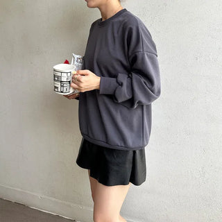 Faux leather shorts