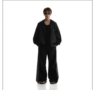 [MASONPRINCE] Side Stripe Parachute Pants