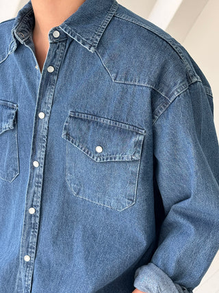 Toffee Western Denim Shirt