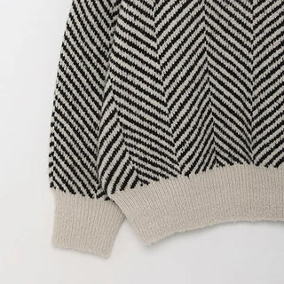 Herringbone Round Knit