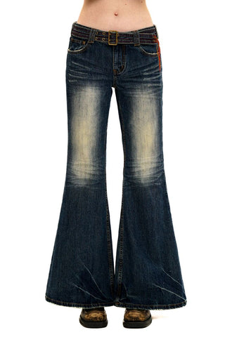 [Moromoro2] Washed Denim Fringe  Collection