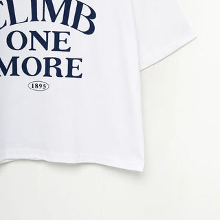 Lettering Crop T-Shirt
