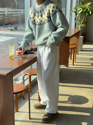 Allo One-Pleat Drawstring Fleece-Lined Training Pants