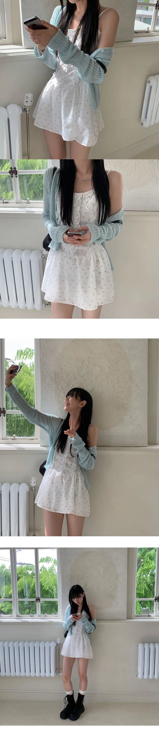 Powder Summer Boucle Daily Ribbed Cardigan - 5 Colors