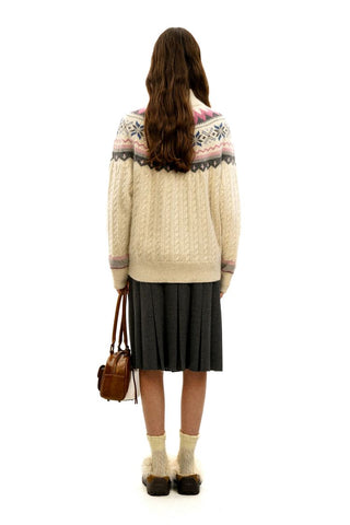 [Moromoro2] Suede Fur-Lined Platform Mules