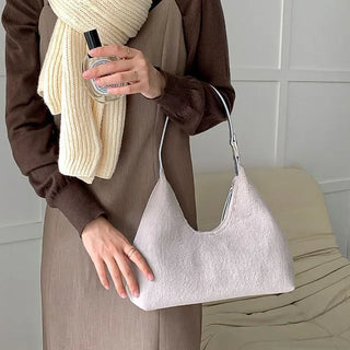 Faux fur shoulder bag (5 colors)