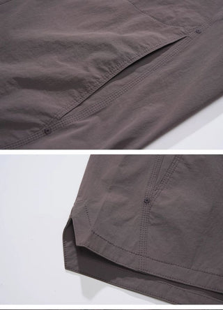 [Monterest] Quick-Dry Relaxed Fit Collared Shirt