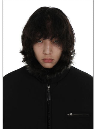 MASONPRINCE Long-Haired Collar Jacket