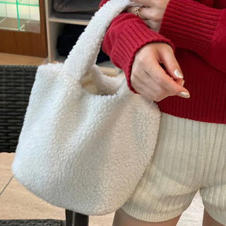 Mini Boa Tote Bag (3 colors)
