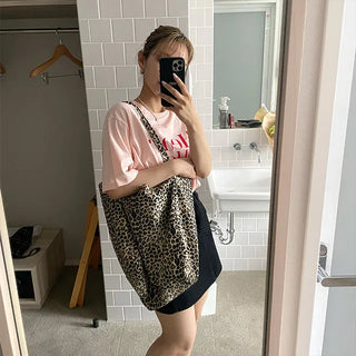 bain leopard eco bag