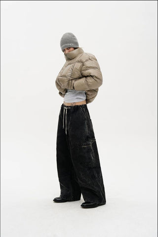 [MASONPRINCE] Washed Cotton Work Pants