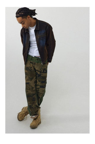 CONP Camouflage patchwork pants (olive)