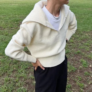 Soft Half-Zip Sweater