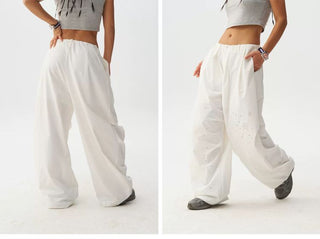 [Monterest] Quick-Dry Burnout Wide Leg Pants