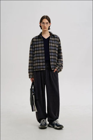 [MASONPRINCE] Plaid Brushed Cotton Jacket