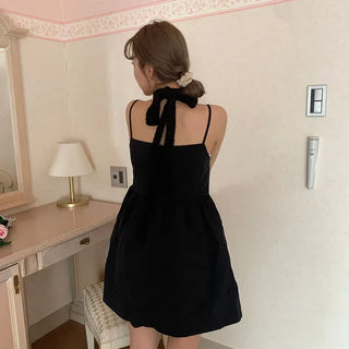 Shirred mini dress