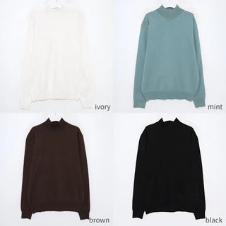 Half turtleneck knitwear