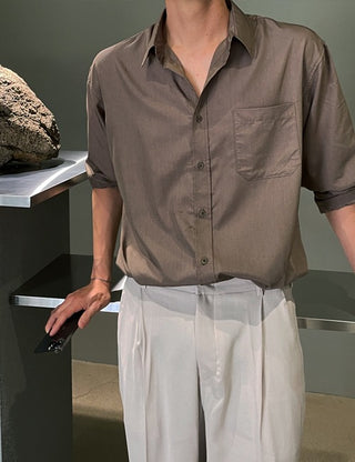 Loose Cooling Rayon Shirt (6 colors)