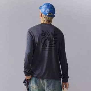 [Monterest] Merino Wool Blend Relaxed Long Sleeve Tee