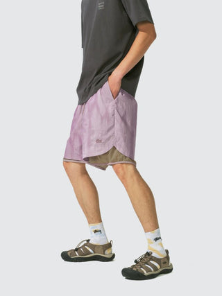 [Monterest] Tie-Dye Double Layer Running Shorts