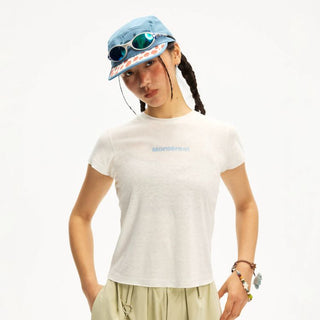 [Monterest] 3A Antibacterial Slim Fit Logo T-Shirt