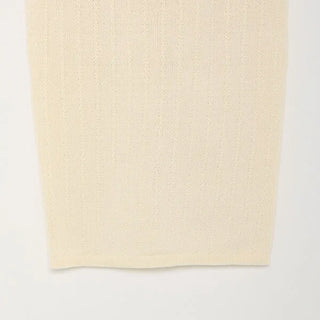 Patterned knit skirt