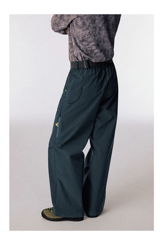 [CONP] Outdoor Swirl Pocket Zip Wide Pants