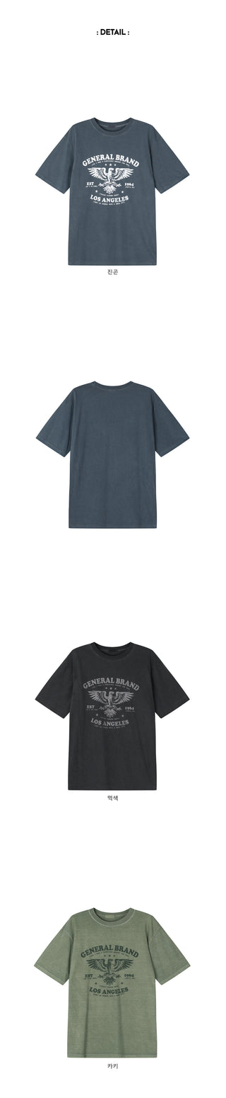GENERAL Eagle Pigment  T-shirt