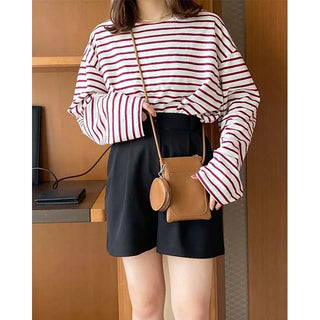 brit stripe boxy T