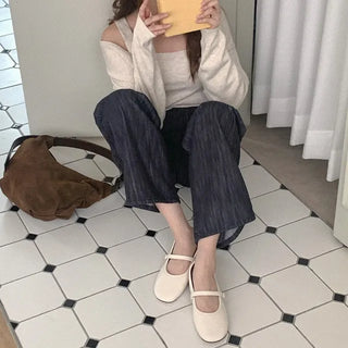 Mary Jane flat shoes