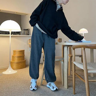 Oversized zip-up knit