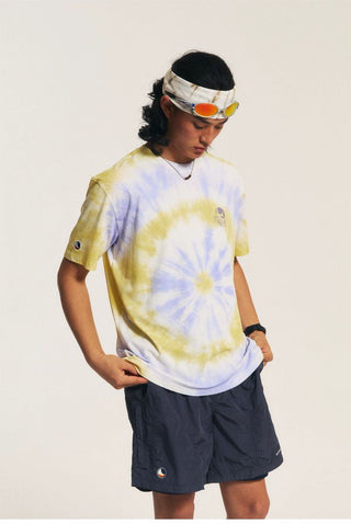 [Monterest] Moon Phase Tie-Dye Quick-Dry T-Shirt