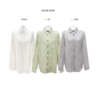 Avocado Striped Shirt