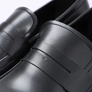 Wide square loafers