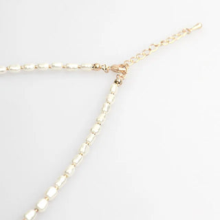 heart point pearl necklace