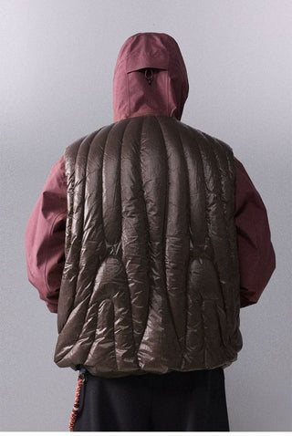 [Monterest] Irregular Quilted Down Vest
