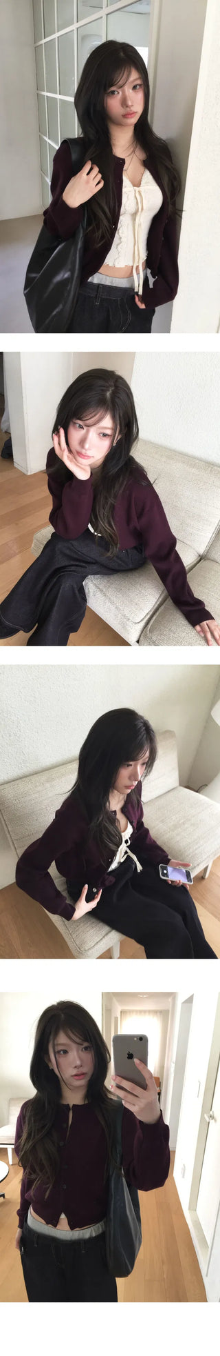 Mary Bean Round Cardigan - 11 colors